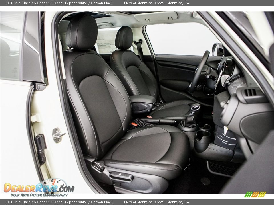 2018 Mini Hardtop Cooper 4 Door Pepper White / Carbon Black Photo #2