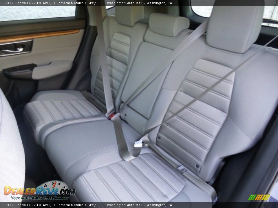 2017 Honda CR-V EX AWD Gunmetal Metallic / Gray Photo #10