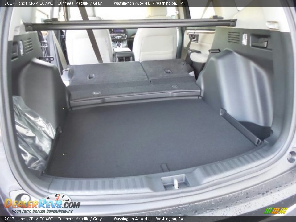 2017 Honda CR-V EX AWD Gunmetal Metallic / Gray Photo #11