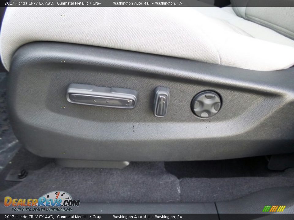2017 Honda CR-V EX AWD Gunmetal Metallic / Gray Photo #13