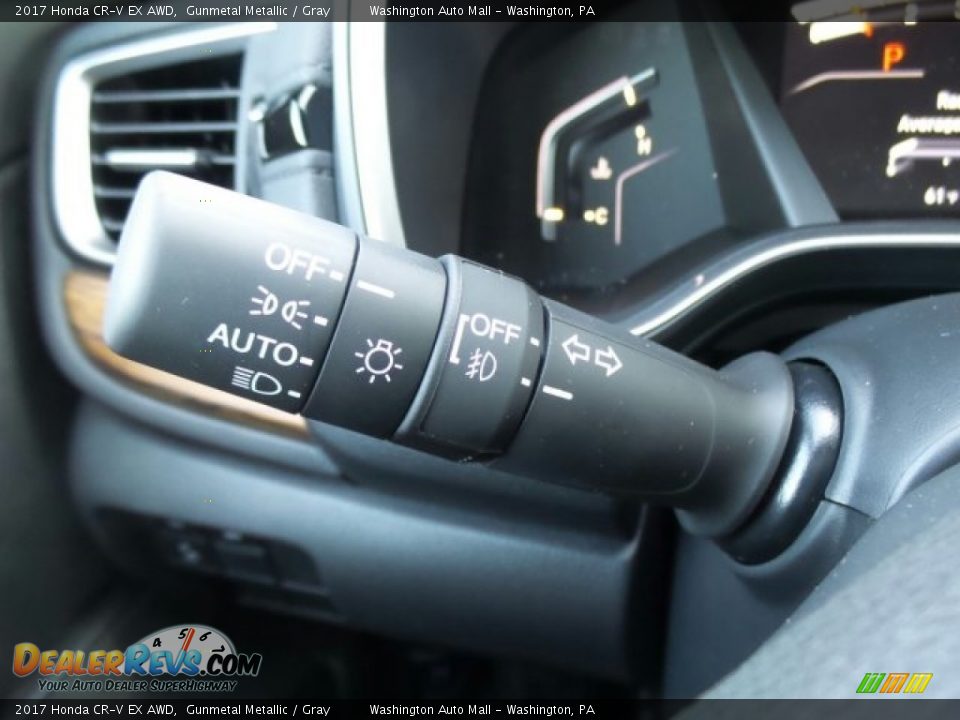 2017 Honda CR-V EX AWD Gunmetal Metallic / Gray Photo #19