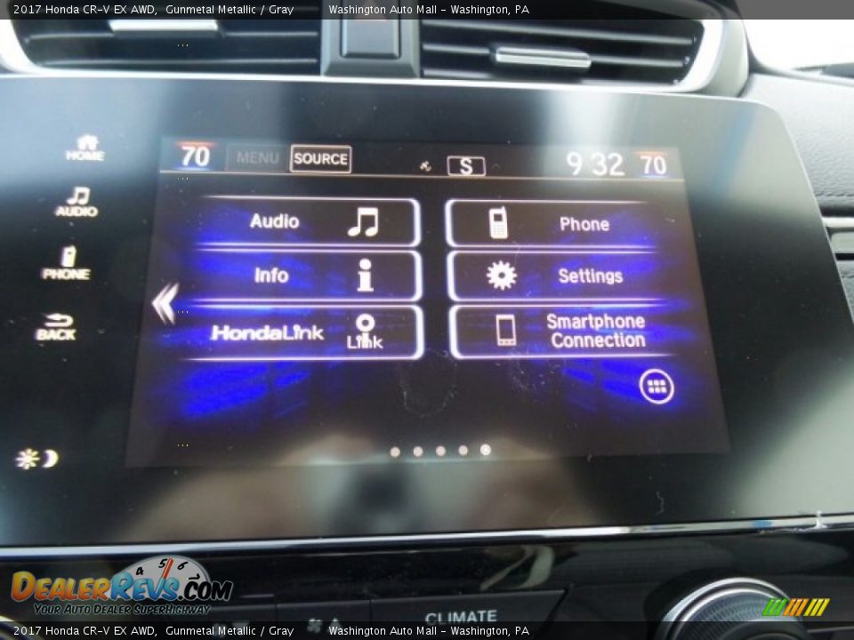 2017 Honda CR-V EX AWD Gunmetal Metallic / Gray Photo #23