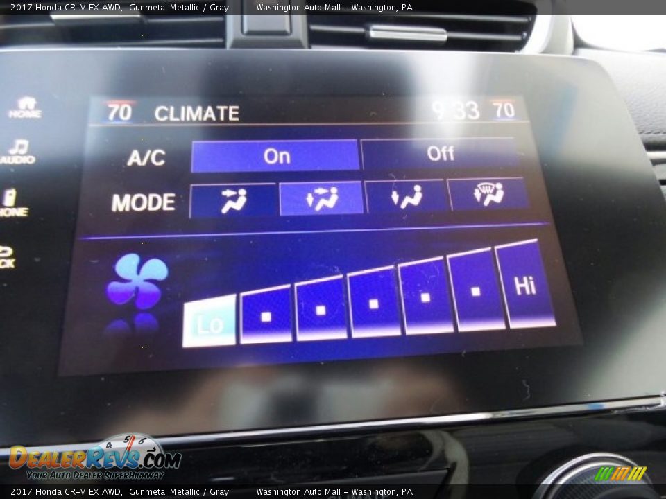 2017 Honda CR-V EX AWD Gunmetal Metallic / Gray Photo #27