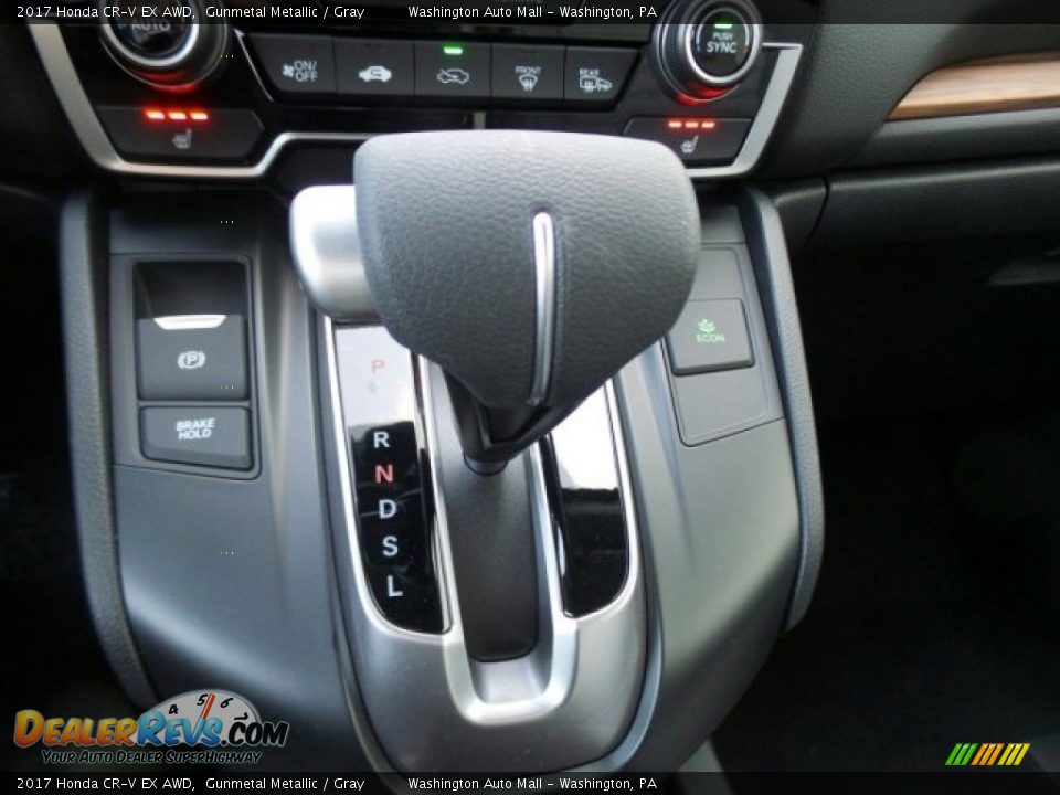 2017 Honda CR-V EX AWD Gunmetal Metallic / Gray Photo #28