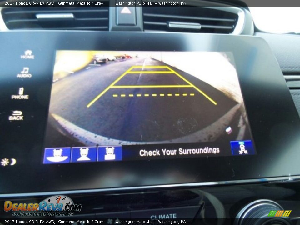 2017 Honda CR-V EX AWD Gunmetal Metallic / Gray Photo #29