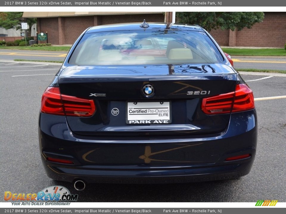 2017 BMW 3 Series 320i xDrive Sedan Imperial Blue Metallic / Venetian Beige/Black Photo #4
