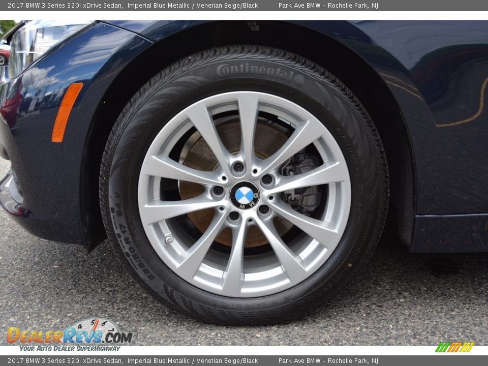 2017 BMW 3 Series 320i xDrive Sedan Imperial Blue Metallic / Venetian Beige/Black Photo #32