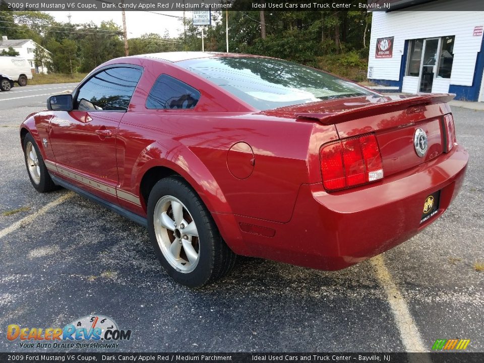2009 Ford Mustang V6 Coupe Dark Candy Apple Red / Medium Parchment Photo #2