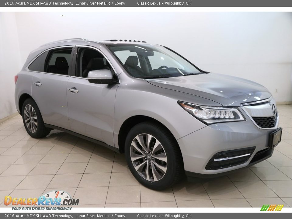 2016 Acura MDX SH-AWD Technology Lunar Silver Metallic / Ebony Photo #1