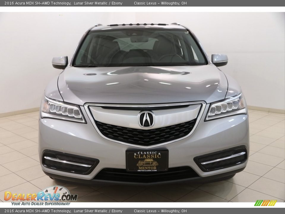 2016 Acura MDX SH-AWD Technology Lunar Silver Metallic / Ebony Photo #2