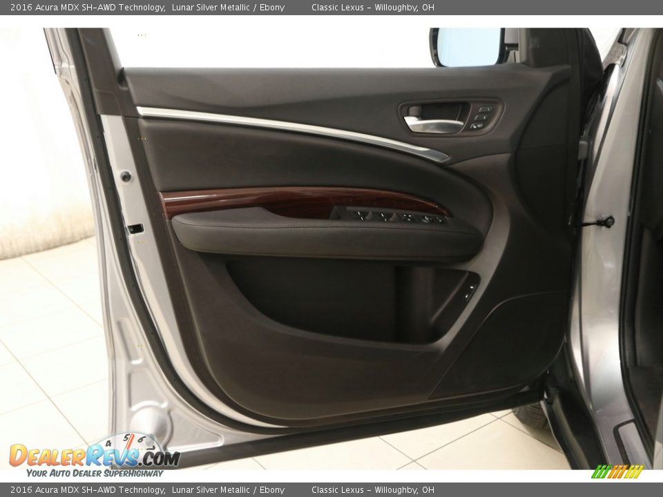 2016 Acura MDX SH-AWD Technology Lunar Silver Metallic / Ebony Photo #4