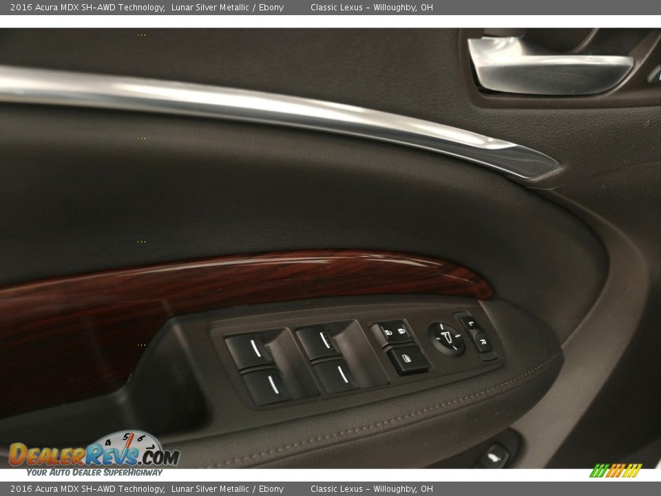 2016 Acura MDX SH-AWD Technology Lunar Silver Metallic / Ebony Photo #5