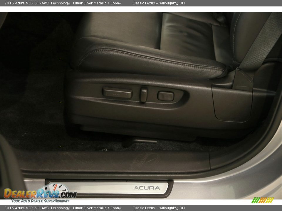 2016 Acura MDX SH-AWD Technology Lunar Silver Metallic / Ebony Photo #6