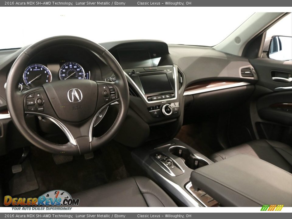 2016 Acura MDX SH-AWD Technology Lunar Silver Metallic / Ebony Photo #8