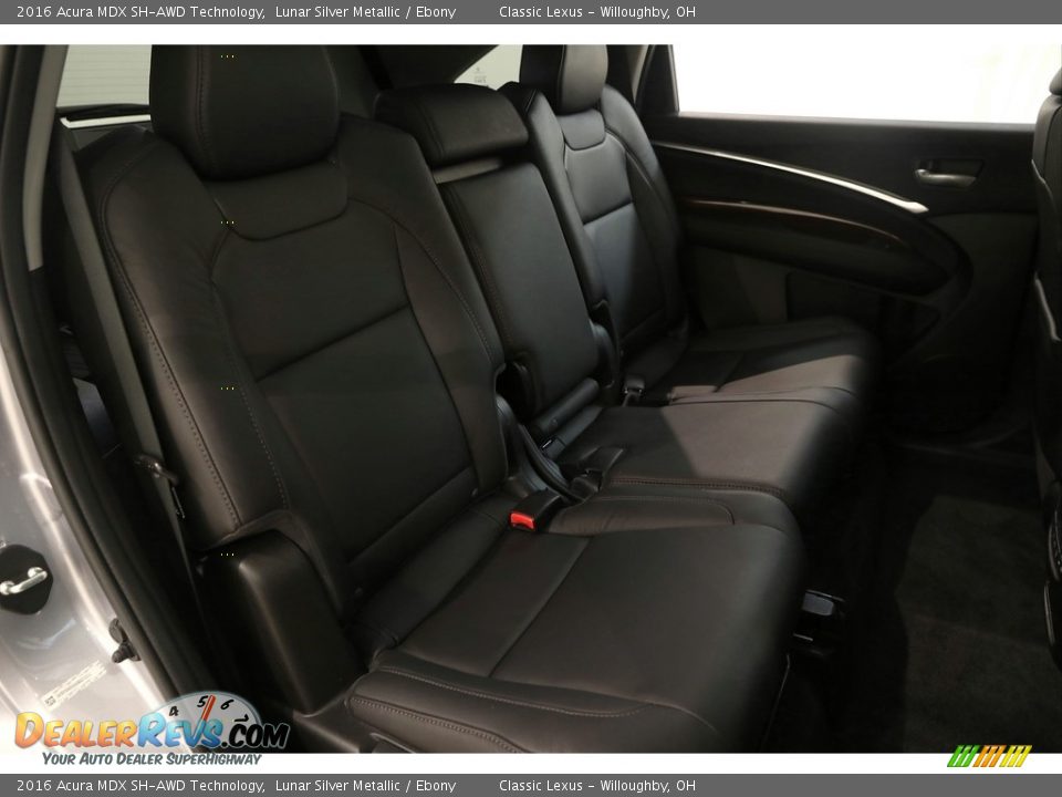 2016 Acura MDX SH-AWD Technology Lunar Silver Metallic / Ebony Photo #29