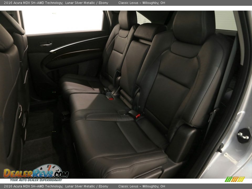 2016 Acura MDX SH-AWD Technology Lunar Silver Metallic / Ebony Photo #31