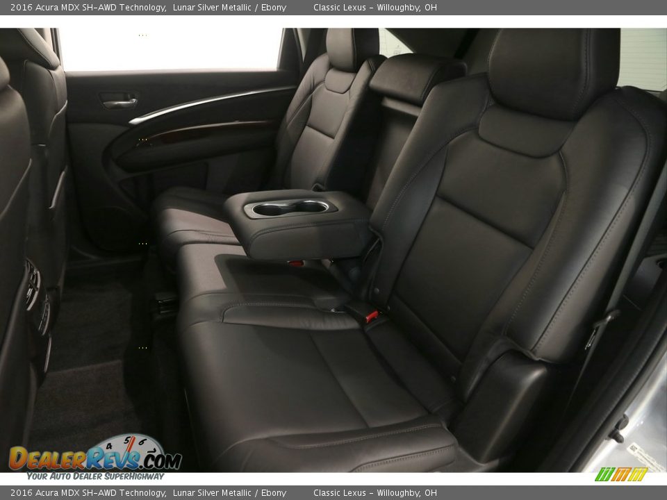 2016 Acura MDX SH-AWD Technology Lunar Silver Metallic / Ebony Photo #32