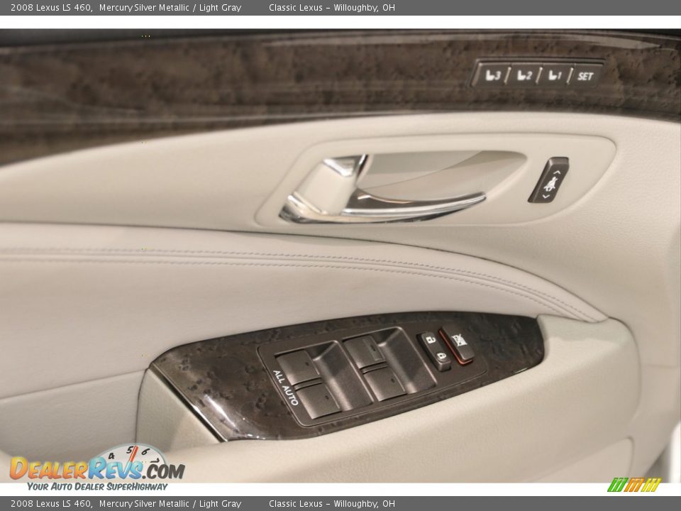 2008 Lexus LS 460 Mercury Silver Metallic / Light Gray Photo #5