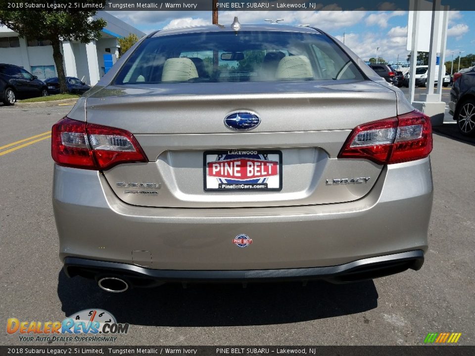 2018 Subaru Legacy 2.5i Limited Tungsten Metallic / Warm Ivory Photo #5