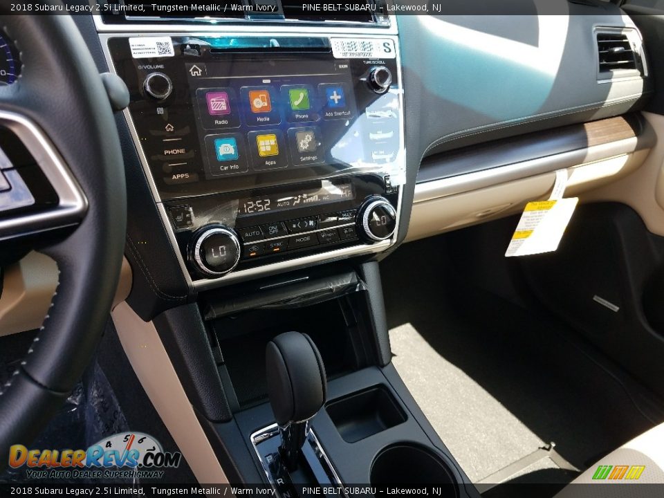 2018 Subaru Legacy 2.5i Limited Tungsten Metallic / Warm Ivory Photo #10