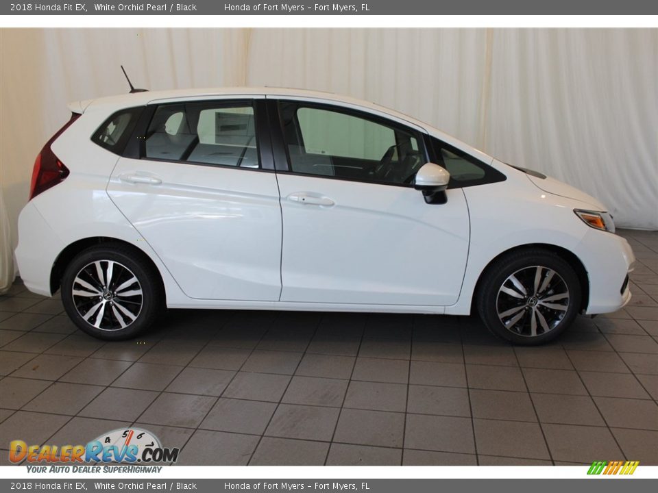 White Orchid Pearl 2018 Honda Fit EX Photo #3