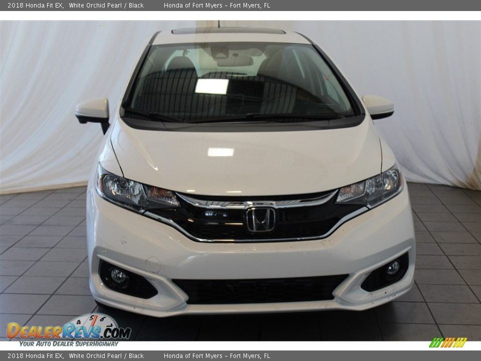 2018 Honda Fit EX White Orchid Pearl / Black Photo #4