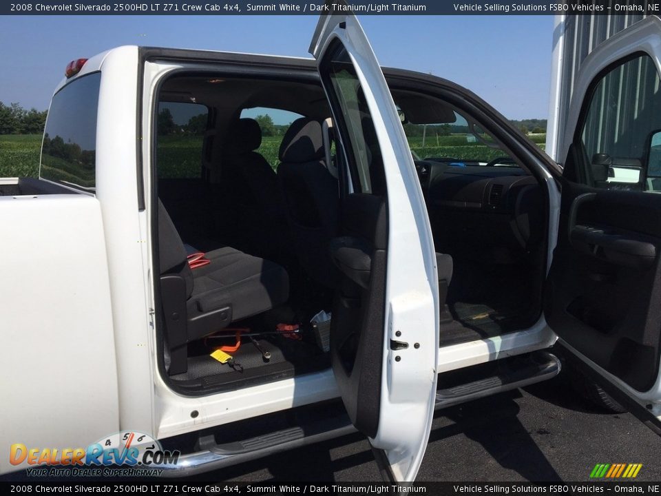 2008 Chevrolet Silverado 2500HD LT Z71 Crew Cab 4x4 Summit White / Dark Titanium/Light Titanium Photo #2