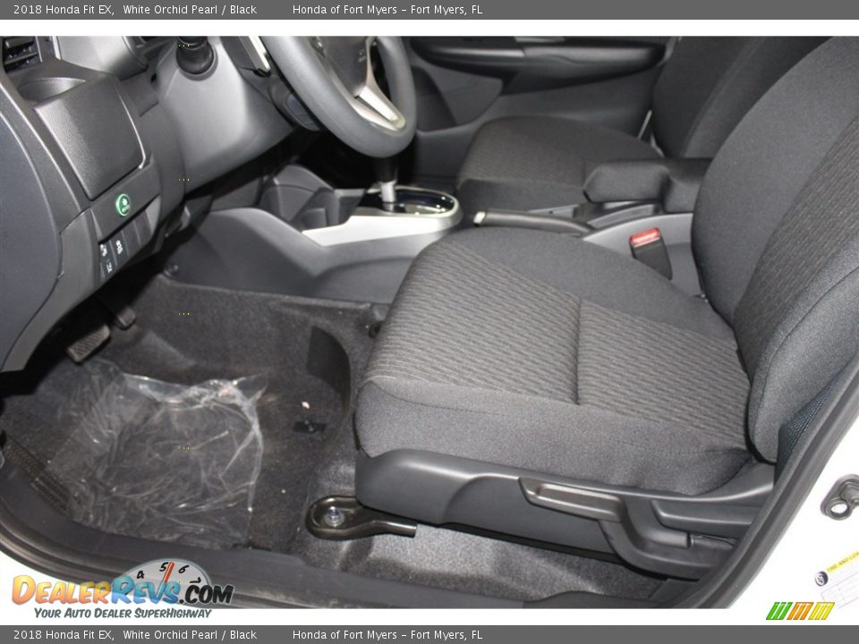 2018 Honda Fit EX White Orchid Pearl / Black Photo #10