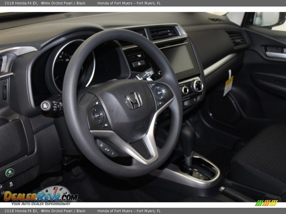 2018 Honda Fit EX White Orchid Pearl / Black Photo #11