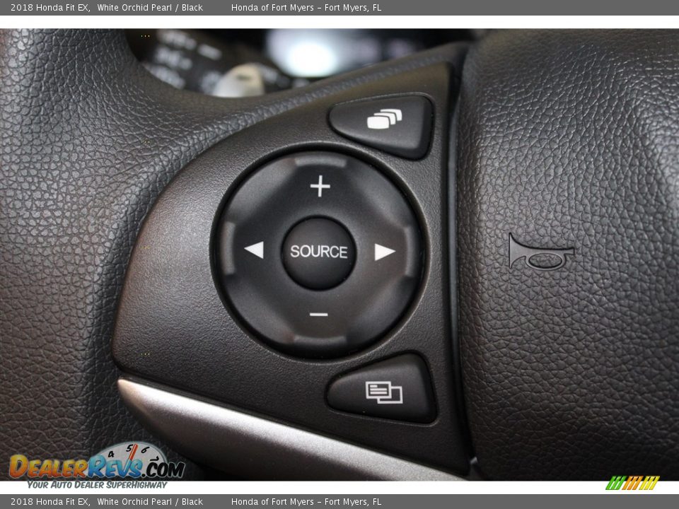 2018 Honda Fit EX White Orchid Pearl / Black Photo #12