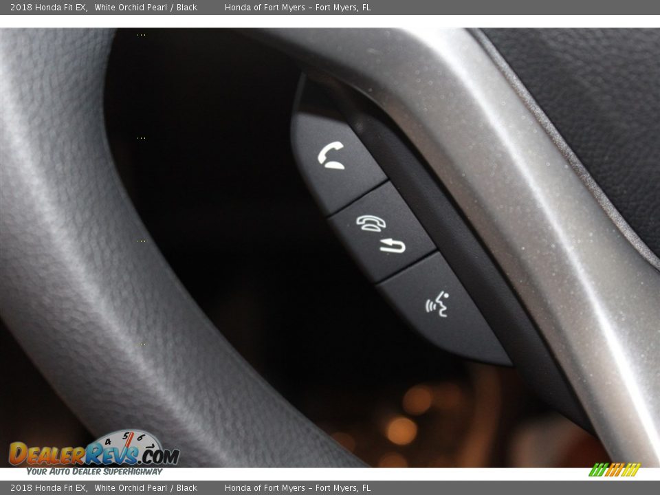 2018 Honda Fit EX White Orchid Pearl / Black Photo #14