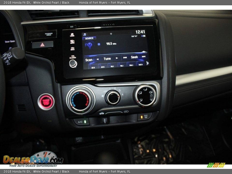 2018 Honda Fit EX White Orchid Pearl / Black Photo #16