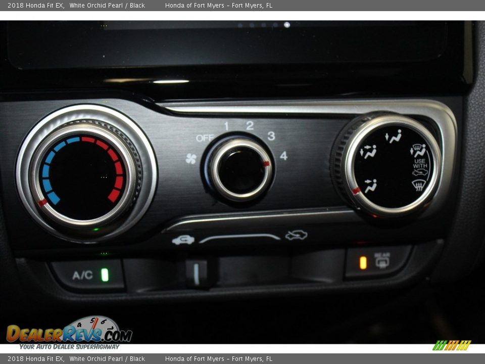 2018 Honda Fit EX White Orchid Pearl / Black Photo #20