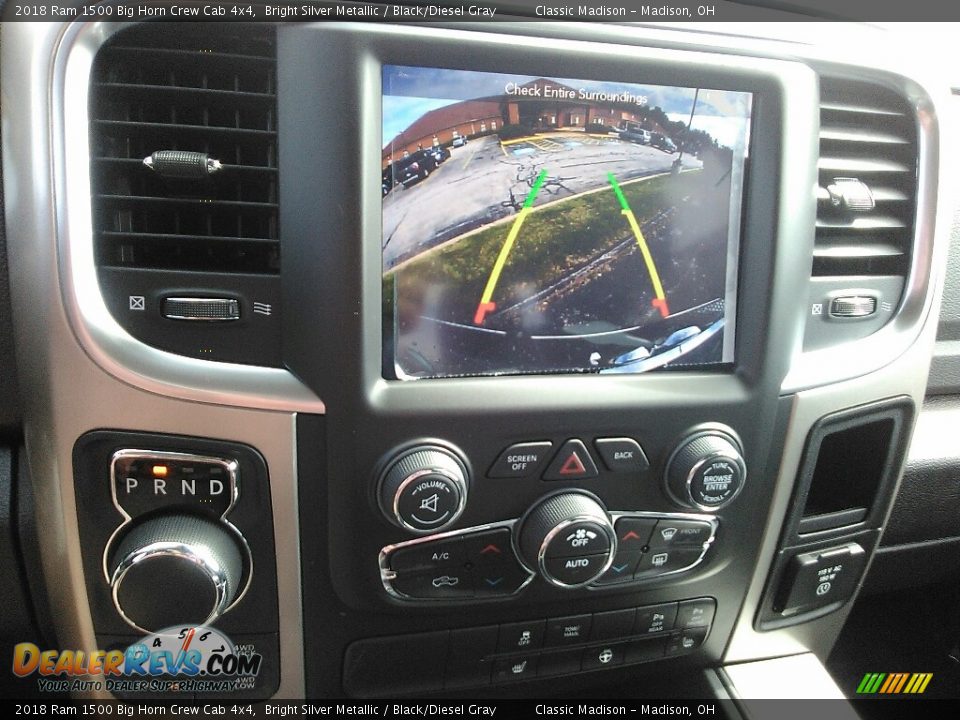 2018 Ram 1500 Big Horn Crew Cab 4x4 Bright Silver Metallic / Black/Diesel Gray Photo #9