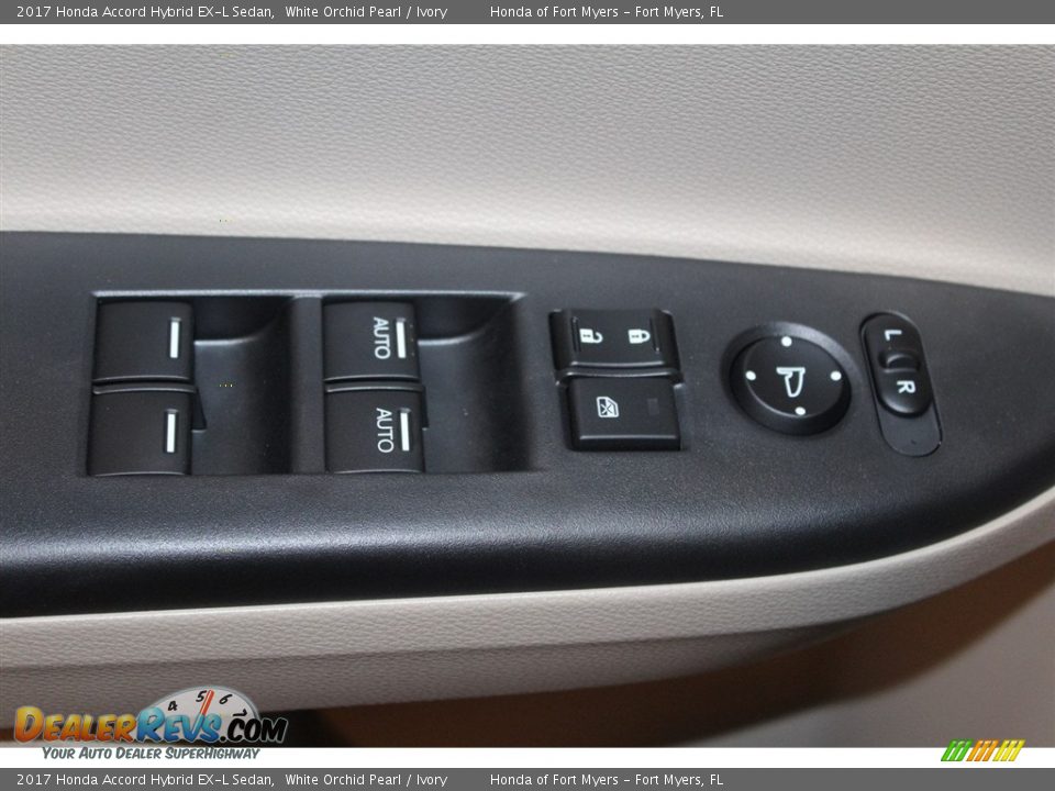 2017 Honda Accord Hybrid EX-L Sedan White Orchid Pearl / Ivory Photo #8