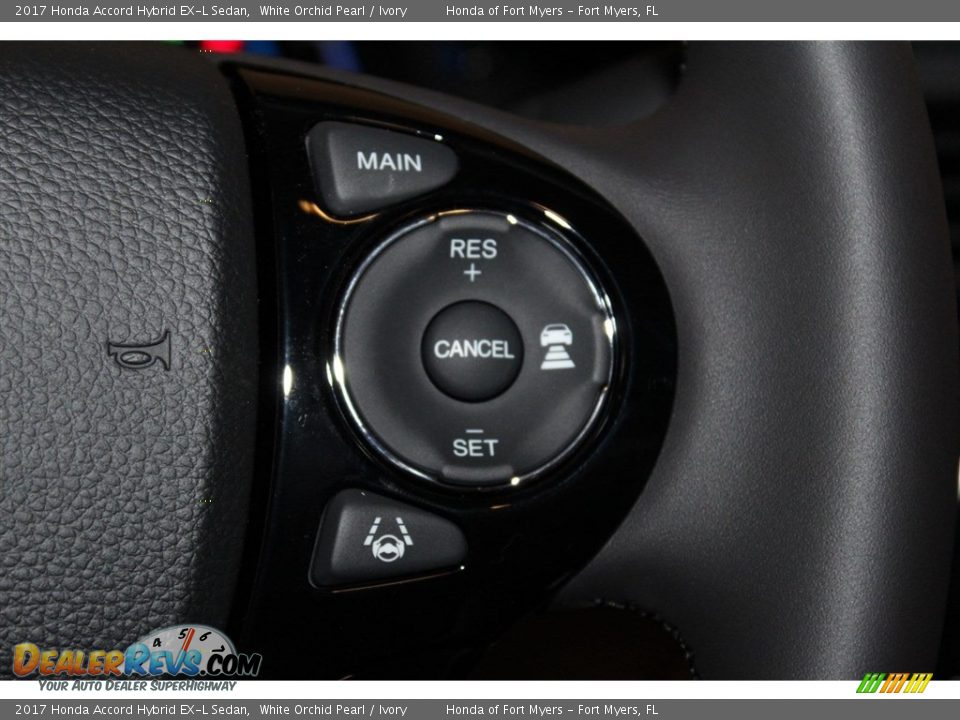2017 Honda Accord Hybrid EX-L Sedan White Orchid Pearl / Ivory Photo #16