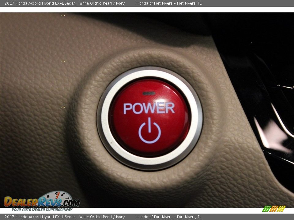 2017 Honda Accord Hybrid EX-L Sedan White Orchid Pearl / Ivory Photo #24