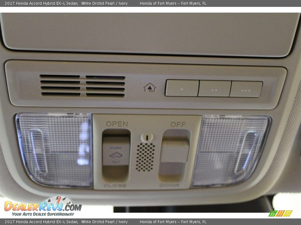 2017 Honda Accord Hybrid EX-L Sedan White Orchid Pearl / Ivory Photo #27