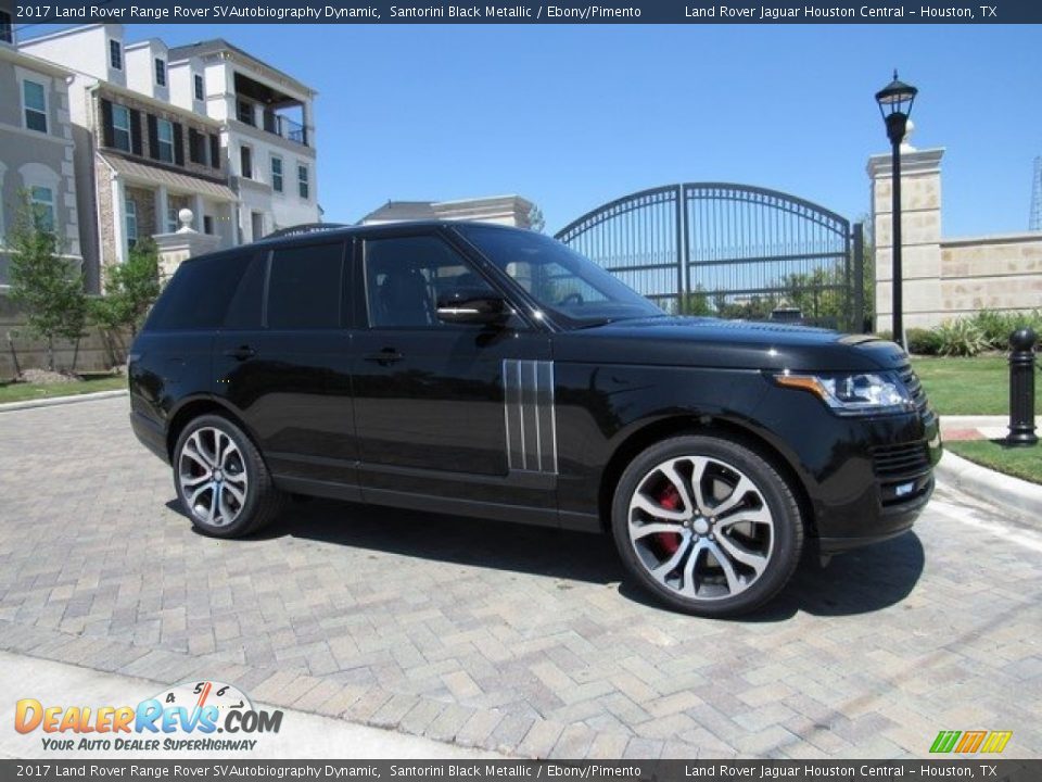 Santorini Black Metallic 2017 Land Rover Range Rover SVAutobiography Dynamic Photo #1