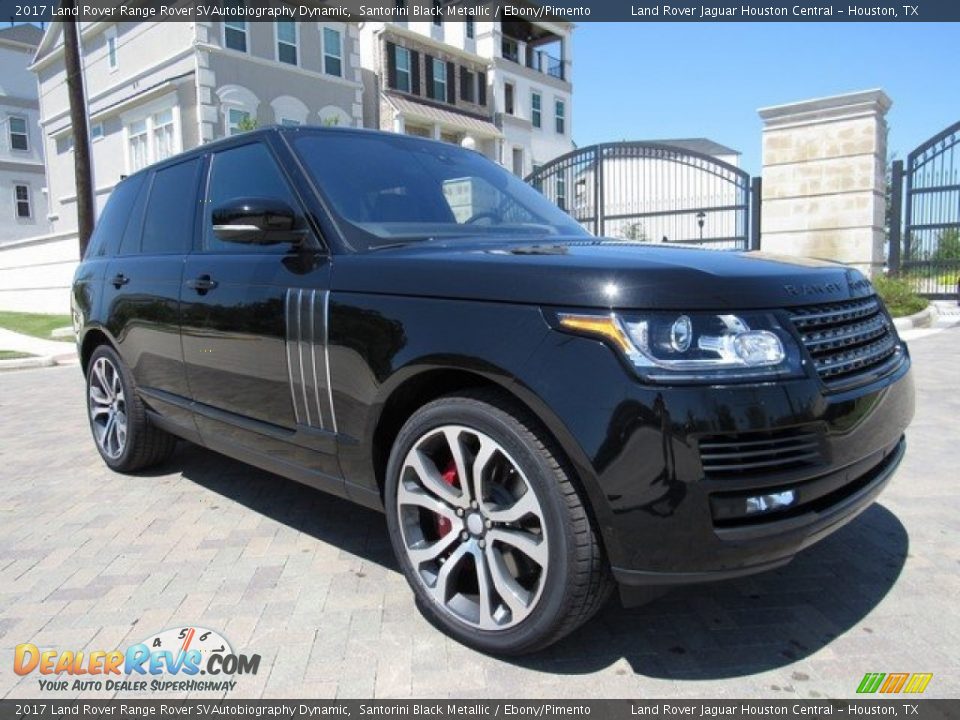 Santorini Black Metallic 2017 Land Rover Range Rover SVAutobiography Dynamic Photo #2