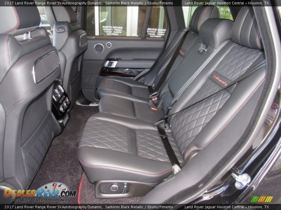 Rear Seat of 2017 Land Rover Range Rover SVAutobiography Dynamic Photo #13
