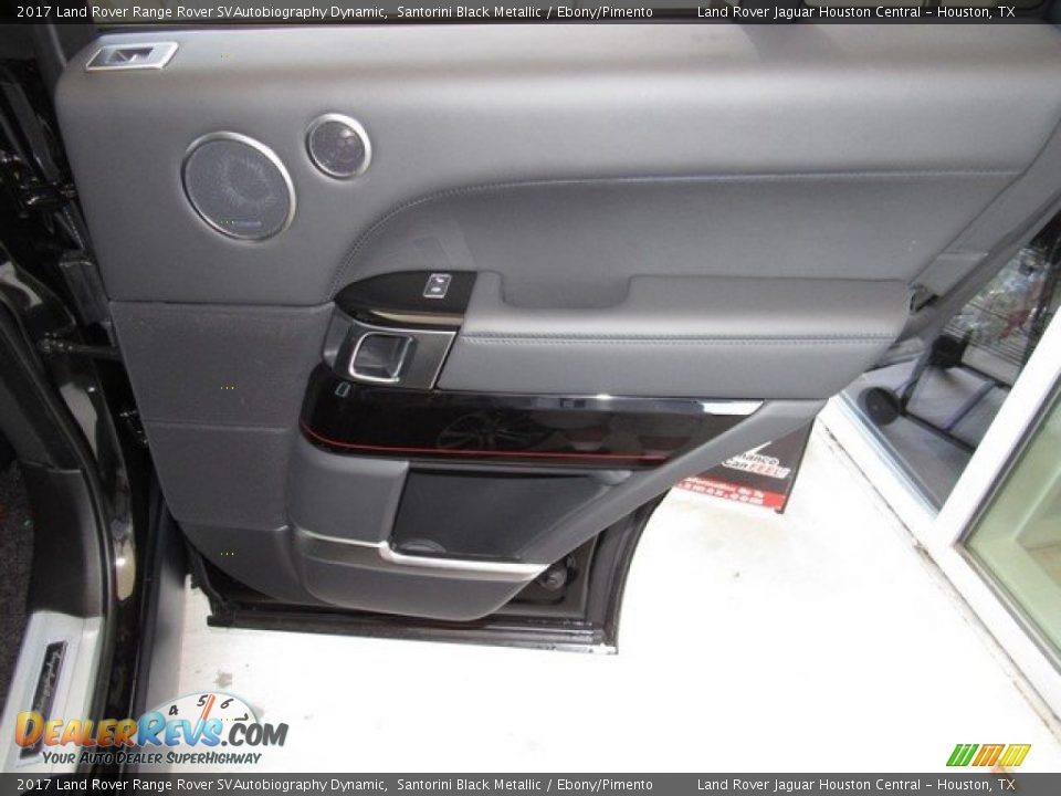 2017 Land Rover Range Rover SVAutobiography Dynamic Santorini Black Metallic / Ebony/Pimento Photo #26