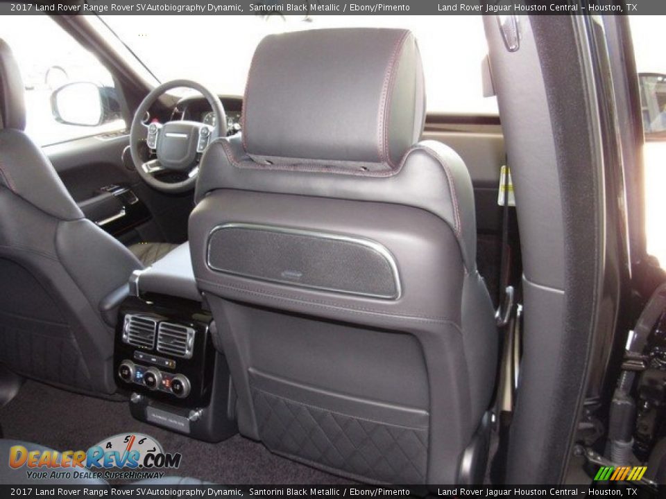 2017 Land Rover Range Rover SVAutobiography Dynamic Santorini Black Metallic / Ebony/Pimento Photo #32