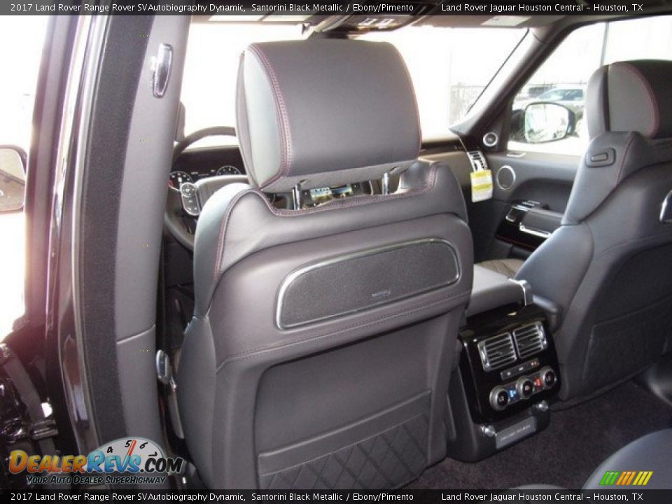 2017 Land Rover Range Rover SVAutobiography Dynamic Santorini Black Metallic / Ebony/Pimento Photo #33
