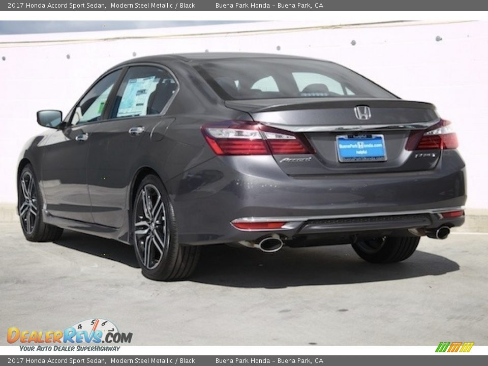 2017 Honda Accord Sport Sedan Modern Steel Metallic / Black Photo #2