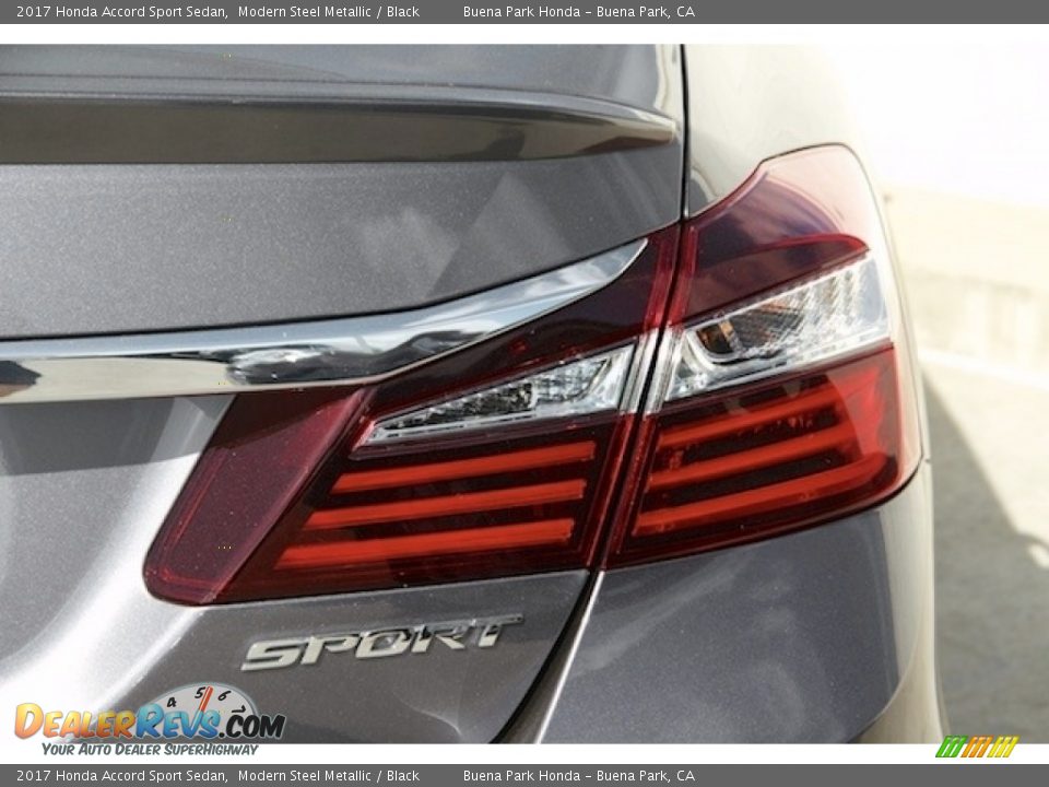 2017 Honda Accord Sport Sedan Modern Steel Metallic / Black Photo #4