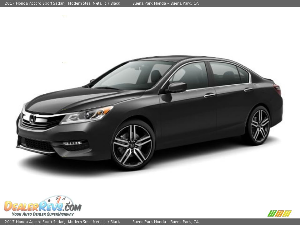 2017 Honda Accord Sport Sedan Modern Steel Metallic / Black Photo #17