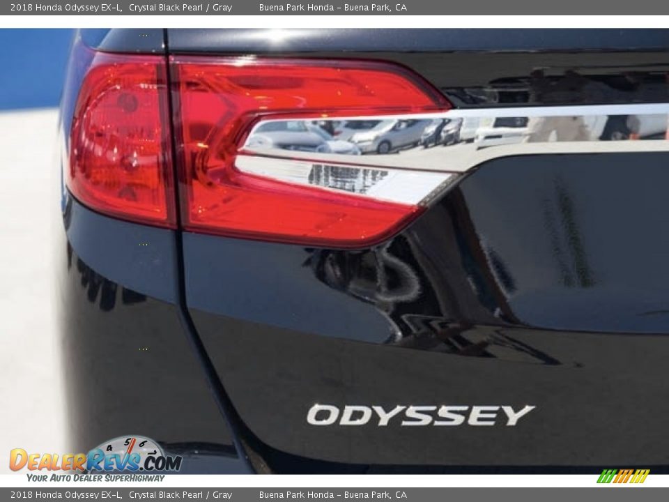 2018 Honda Odyssey EX-L Crystal Black Pearl / Gray Photo #3