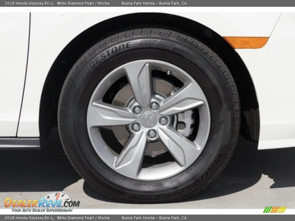 2018 Honda Odyssey EX-L White Diamond Pearl / Mocha Photo #5