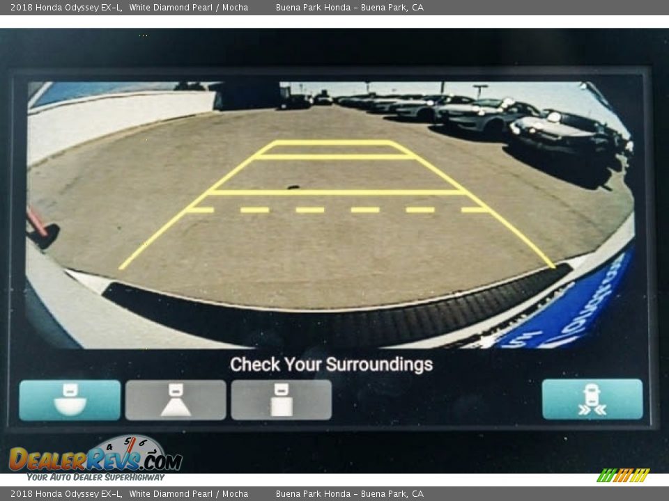 2018 Honda Odyssey EX-L White Diamond Pearl / Mocha Photo #6